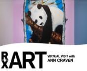 On April 19, 2021, Friends of RxART joined Ann Craven and RxART President Diane Brown for a video tour of Ann’s exhibition