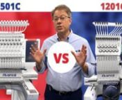 Avance 1501C &amp; 1201C &#124; Side-by-Side ComparisonnnBoth the Avance 1201C and 1501C are great options to start or expand a customization business. But there are four main differences between these machines that might help you pick what&#39;s right for you. nnThe Avance 1201C is a single head, 12 needle machine. This means you can have 12 colors of thread on your machine at one time. The Avance 1501C is a single head, 15 needles machine, this means you can have 15 colors of thread on your machine at