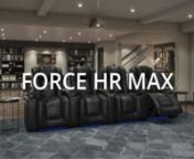 https://octaneseating.com/force-hr-maxnnThe Force HR Max is one of our big and tall models, able to support a weight of 400 pounds per seat. The arms are wider, the back is taller, and the seat is deeper so you will sink back into this octane recliner into a deep state of relaxation. The model also provides a power reclining system and a multitude of useful features to enhance your experience even more.nnThe Force is one of our models that has multiple German-engineered motors within the chair.