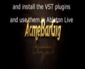 Tutorial by Michael demonstrating how to install and use the ABG VST plugins with Ableton Live.