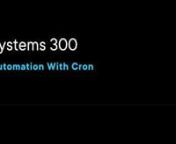 300-2 Online Cybersecurity Analytics - Systems Video #32 (Automation With Cron) from cron online