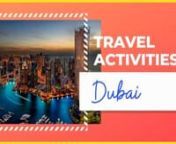 #Best #Thingstodo in #Dubai &#124; Travel ActivitiesnnTune in to the 11th episode of the Travel Activities series with Stella! �️nnIn this week’s episode of travel activities, Stella takes you to Dubai! Tune in as she dishes on all the top travel activities that you can do in the city of extremes. �� Let us know if you have been to Dubai and what were some of your top activities? nn� Check out some of our unique group trips: n�� Trips to United Arab Emirates ► https://bit.ly/3yWjcDN