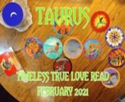 A 12 card spread including a classic Celtic Cross, and 2 Archetype Cards defining who is whom on the Path of True Love for TAURUS Sun, Moon, Rising &amp; Venus signs recorded in January 2021. nnEXTENDED READ ON VIMEO FOR ALL 12 SIGNS IN ORDER OF PUBLICATION:nhttps://vimeo.com/ondemand/soulmatesfeb2021nnPATH OF TRUE LOVE READINGS ARE ABOUT YOU!nThey address the question, n
