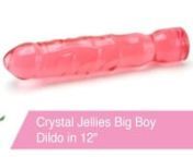 https://www.pinkcherry.com/products/crystal-jellies-big-boy-dildo-12-inch?variant=12593412178005 (PinkCherry US)nhttps://www.pinkcherry.ca/products/crystal-jellies-big-boy-dildo-12-inch?variant=12476342075486 (PinkCherry Canada) nnA gargantuan dildo with all the length and thickness satisfaction seekers could wish for, the Big Boy is awe-inspiring in every way. nnAlong with the size, which absolutely won&#39;t disappoint once inside, the sleek, subtly tapered, cleft-detailed tip makes insertion smoo