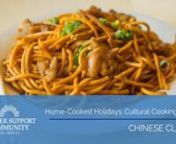 Home-Cooked Holidays: Cultural Cooking Series &#124; Chinese ClassicnWith Chef Ryan Callahannn• • • • • • •nnJoin Chef Ryan in Part 3 of this series to learn how to cook this Chinese Classic! Pork Lo Mein makes a wonderful Chinese New Year dish as the noodles represent the good fortune of long life. Ryan Callahan is an award-winning author and chef committed to teaching the cancer and chemotherapy community how to think, act, and cook like a true chef!nnAbout the Chef: Chef Ryan Callaha