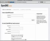 OpenDNS is a DNS (Domain Name System) resolution service. An opt-in service, OpenDNS offers faster resolution and advanced features, such as misspelling correction, phishing protection, and optional content filtering. A free service