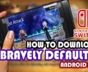 Hi Everyone! Today a new Bravely Default game is released for the Nintendo Switch. Bravely Default II is the latest installment of game for the Nintendo Switch. This game can now be download and installed both in PC and in Mobile devices. If you are wondering on how to download and install this game into your mobile phone, then watch this video and I will show you how to do it. Be sure you meet the minimum recommended specs for mobile hardware in order to play this game without any issue at your