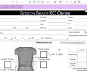 voice over of the Boston RC oder form