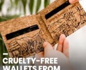 So you like a leather wallet? Check out this sustainable alternative made from banana tree waste! After banana trees are harvested, they&#39;re chopped down to make way for younger fruiting trees, and their waste can become SO MUCH STUFF! Cruelty-free and super cool, what&#39;s not to love?