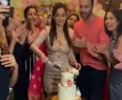 Inside Ankita Lokhande’s 36th Birthday celebration; Parties with BF Vicky Jain, Rashami Desai and Sandip Ssingh. The ‘Pavitra Rishta’ fame celebrated her 36th birthday on Saturday and partied with boyfriend Vicky Jain and few other friends from the industry. The actress has shared a video from the cake-cutting ceremony, which was followed by a dance party on her Instagram handle. TV actress and BFF Rashami Desai also shared a few candid videos from the party on IG stories. The two were see