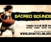 Join world-renowned yogi and spiritual leader Radhanath Swami, alongside extraordinary kirtan bands Gaura and the Mayapuris, for an electrifying evening of musical meditations, exotic drumming, mystical tales and free cultural food! Sample the incredible experience at www.bhakticlub.org