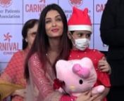 Throwback: Former beauty queen Aishwarya Rai Bachchan celebrates Christmas with cancer survivors. One of the most popular and influential actresses across the globe, who is known for her participation at various social causes, celebrated Christmas with cancer survivor children at a Mumbai event organized by Cancer Patients Aid Association. She spent ample amount of time with them and even entertained everyone by her dancing. She extended her wishes to 300 children present at the event. The 47-ye