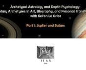 Keiron Le Grice introduces his series of lectures on archetypal astrology, focusing on the Jupiter ans Saturn archetypes.