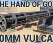 Battlefield Vegas nicknamed their M61 20mm Vulcan Cannon “The Hand of God” because it can lay great vengeance and furious anger upon its target. They brought the M61 Vulcan mounted on a British FV432 APC to the Big Sandy Shoot in October 2018. It pretty much stole the show. Every time it fired, there was a huge crowd cheering it on.nnIt’s not every day you get to see an M61 Vulcan in action. They’re normally found on F-18 and F-16 fighter jets. That’s where Battlefield got theirs — a