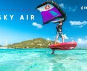 The Sky Air Premium inflatable Wing Foiling board is our travel friendly version of our popular Sky Wing model. No compromise on comfort and riding sensations, in a compact package!