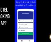 Best hotel booking app: easy to find cheap hotels worldvide.nnHotels Booking is the perfect hotel booking app for android device! Find the best hotel deals at any destination you choose, save your money and time, and book cheap hotels with a tap of a button!nSearch and find 3-star hotels in New York, or hotels in New York City with free parking, economical hotels in London, Berlin, Moscow, Delhi, Rome, Sochi, the coolest hotels in Paris, and more. Compare Hotel Deals from trusted travel sites su
