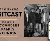 Listen to our LIVE show from the Cowboy Channel Justin Boots studio as we celebrate the 50th anniversary of the release of Big Jake. We were lucky to have Patrick Wayne, Ethan Wayne, and Chris Mitchum with a live studio audience. nnThe three reflect on their time on set and take questions from the studio audience. nnPatrick Wayne discusses John Wayne’s presence on set and his work ethic, how John Wayne won the Dog from the film in a poker game, and working with his brothers and dad on the film