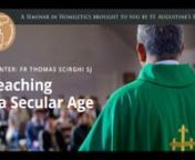 Save-the-Date for our 2022 Preaching Seminar: Preaching in a Secular Age at St Augustine&#39;s Seminary Friday, June 17, 2022.nnSt Augustine&#39;s Seminary is pleased to announce the next Better Catholic Preaching Seminar, Preaching in a Secular Age, as part of our continuing series of conferences, seminars, and workshops.nnFr Thomas Scirghi SJ from Fordham University, New York, has taught homiletics around the world.nnThis wonderful event on June 17, 2022, offers you both in-person at St Augustine&#39;s Se