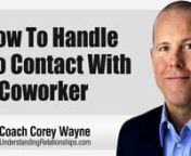 How to handle no contact if you were dating a coworker and got rejected or friend zoned.nnIn this video coaching newsletter I discuss an email from a viewer who was seeing a coworker for a while. He says that like many men in her life, he got the “let’s just be friends speech” after a few months of dating. He declined and told her to get in touch if she ever changed her mind. She tried for a while to get him to agree to be platonic friends, but he was firm. Now she is cold and sometimes se