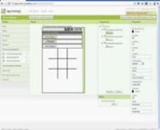 A very quick and dirty tutorial for making an online tic tac toe android game with app inventor