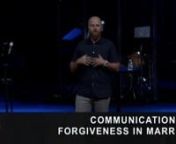 DATE: Sunday September 19, 2021nSpeaker: Chris NunnnTitle: Communication &amp; Forgiveness in MarriagenSeries: Making the Braid