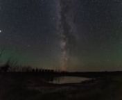 Amongst other planes, many Perseid meteor streaks can be seen here. Captured in Saskatchewan, Canada under Bortle-2 skies.