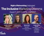 How do marketers do it right? nnFrom the concept to the campaign, it must be inclusive, relevant, and authentic to a broad and varied consumer population. Through this candid conversation, multicultural marketing experts will discuss the need to engage a more diverse consumer base and how to do so through best practices, learnings, and watch-outs for brands and marketers looking to create truly inclusive work.nnModerator:nJennifer Lockhart, Group Director, TeadsnnSpeakers:nLarisa Johnson, VP, Pa