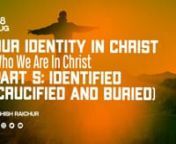 An important truth we see in Scripture is that of Identification - many in the one. In identification, what happened to the one, was extended to the many. Although this happened back in time, it is experienced today. In Adam, everyone sinned, and experienced death, that passed on to them. In Christ, everyone who believe are made righteous, and have life, both the quickening of eternal life, and the promise of resurrection from the dead. In the mind of God, the new creation was in Christ. So, wha