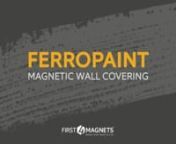 Shop FerroPaint® - https://www.first4magnets.com/other-c89/ferropaint-magnetic-paint-p12131#ab_1_105&#124;ps_2_16351 nnHow to Apply FerroPaint® with Magnet Expert.nnOur &#39;how to&#39; guide tells you everything you need to know about applying FerroPaint® and creating a magnetic wall. nnFor clarity, here are the points within the video:nnFirstly, we show you exactly what you need. This includes: FerroPaint®, roller tray, stirring stick, dust sheet, short nap roller, masking tape, sand paper and a cloth.