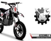 These are the assembly instructions for the Funbikes MXR Kids Electric Mini Dirt Bike - The perfect starter Electric Kids Motorbike.nnWith great torque and real outdoor rubber tyres, as with all our children’s bike ranges, these are not your traditional ride-on toys.nnA Chromalloy frame, with the ability to bear your child’s weight as they grow, and real outdoor rubber tyres separates these Motorbikes from similar priced plastic-based toys. This is, in fact, a mini Dirt Bike, with all the fu