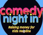 Tickets Through Ticketek - nnhttps://premier.ticketek.com.au/shows/show.aspx?sh=KIDSHELP21nn&#39;Comedy Night In&#39; is your chance to have a laugh and know every giggle is making a difference in someone&#39;s life. This amazing line-up of comedians including Kitty Flanagan, Jimeoin and Arj Barker are joining together to raise urgently needed funds supporting Kids Helpline.nnFor two years Australia has heard about COVID and not so much about the shadow pandemic of a rise in mental health issues. We can do