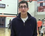 Loveland, Ohio - This LOVELAND MAGAZINE HD VIDEO is Ricky Mulvey&#39;s Post Game Report from Wilmington High School&#39;s come from behind victory over the Loveland Tigers last Tuesday night. 55-63nnAnthony LaMacchia led all scorers with 19, including 4 three-pointers.nnThe Tigers travel on Friday to take on their cross-town and cross-township rival, the Milford Eagles.
