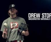 Drew Storen Pitching MechanicsnnVideo of Nationals pitcher Drew Storen pitching mechanics shows Pitchers Power Drive teaches proper pitching mechanics that produce 95-98 MPH.nnn Storen pitching mechanics in slow motion 1000 FPSn1000 frams a sec with the Phantom flex camerannvideo produced by JJ Millernmusic by Sam Burkennwww.jjmillerphotography.com