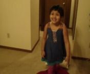 4 year old Sanjana dancing to Chammak Challo -:)