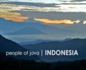 people of java &#124; IndonesianShot, edited by Serge Maheu (http://sergemaheu.com)nngens de java &#124; IndonésienFilmé et monté par Serge Maheu (http://sergemaheu.com)nnCamera: Canon 7DnLenses/objectifs: Tamron 17-50mm 2.8, Canon 50mm 1.8, Sigma 18-200mmnMusic/musique: Helios - Halving The CompassnnLocations on Java Island in Indonesia: Jakarta, Pangandaran, Batu Karas and villages around, Yogyakarta, Borobudur, Prambanan, Ngadisari, Cemoro Lawang, Gunung Bromo, Ijen Plateau.