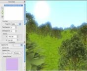 Implemented tree selection by mouse, allowing for realtime forest data modification.nnMore info (in spanish): http://hombrealto.com