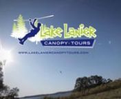 Blog Post: http://intentuous.com/lake-lanier-canopy-tours-zip-lines-30-second-commercial/nnCorporate commercial for Georgia&#39;s Lake Lanier Canopy Tours Zip Line Comapny.With over 8500 feet of zipping along the shores of Lake Lanier, this is absolutely the most scenic zip line tour in North Georgia. Offering two separate zip line tours, Legacy and Pine Isle there are a combined 18 zip lines.nnEquip: Canon 5d Mark II, Canon EF Lenses: 50, 25-105, 70-300, 14, Glidetrack, Redrock Eye Spy Deluxe, Go