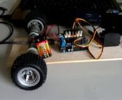 This is a prototype of the Arduino project Droid Rover described on our website