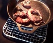 2012-11-01 WWBA Dinner Appetizer Charred Octopus Cooking 1 from octopus cooking