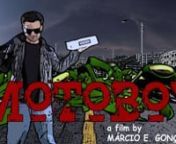 In a dystopic near future, a bike delivery boy has to fight mutants through the radioactive part of the city to deliver his package. But his biggest challenge will actually be his annoying client. nnShot with live-action actors in a green screen studio and then rotoscoped, this animated short uses different type of techniques (rotoscope, 2d and 3d animation) to bring to life a crazy and edgy vision of the future, reflecting some our current social issues in a frenetic and well humored way. Inspi