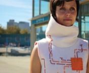 This video depicts the collaborative wearable technology project of Bio Circuit in action. Bio Circuit was created at Emily Carr University by Industrial Design student Dana Ramler, and MAA student Holly Schmidt.nnBio Circuit is a vest that provides a form of bio feedback using data from the wearer&#39;s heart rate to determine what