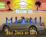 http://www.OffLeaseOnly.com - Miami used cars, West Palm Beach pre-owned autos - Off Lease Only. #1 volume used automobile dealer in South Florida. Top used vehicles as close to cost as possible! We are proud to offer a completely transparent used car buying option. OffleaseOnly.com once was a South Florida secret and is now the country’s most stress free preowned car buying experience. Quality ‘Used Cars For Sale’ Off Lease Only. Easy instant financing, trade-in forms online, Export and W