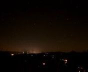 This timelapse shows Rabun County (Georgia) on Friday night, January 4 2013, from roughly 6:40pm -11:20pm.(If you see