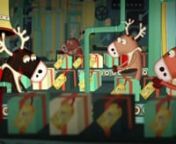 US broadcaster, abc, commissioned these idents to preview their Christmas schedule of comedy shows.