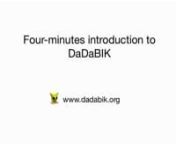 Introduction to DaDaBIK, the database applications builder, in four minutes from mysql