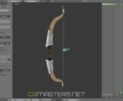 Check out our other free tutorials at http://www.cgmasters.netnnIf you don&#39;t have your own bow to work with, download the start file for this tutorial here: http://www.cgmasters.net/tutorials/bow_start.blendnnDownload the final rigged bow here: http://www.cgmasters.net/tutorials/bow_final.blendnnThis tutorial series will take you through rigging and animating a bow and arrow. The goal for this series is to use this rig in a game to aim and shoot arrows with, but the rig in this tutorial is made
