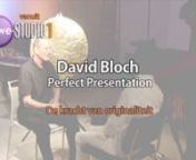 In de jaren 80 bracht David Bloch &#39;Perfect Presentation&#39; naar Nederland en werd snel de tweetalige &#39;presentatiegoeroe&#39;. Met originele oplossingen voor alle soorten presentaties - zowel persoonlijk als op schrift - bracht David grote veranderingen teweeg. Tal van presentaties, boeken, artikelen, een video-serie, een audiocassette, coaching, training... David was en is in alle markten thuis wat betreft presenteren, motiveren, communiceren, image-building.