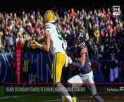 Green Bay had a season low for passing yards and Aaron Rodgers his second-worst completion percentage against a young group of Bears players in the secondary.