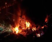 Several killed and many injured in a fiery explosion at a golf ball factory in Taiwan.Source: EBC, FTV, Pingtung County Handout/AP