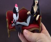 NECA Toony Terrors Elvira Laying on Couch